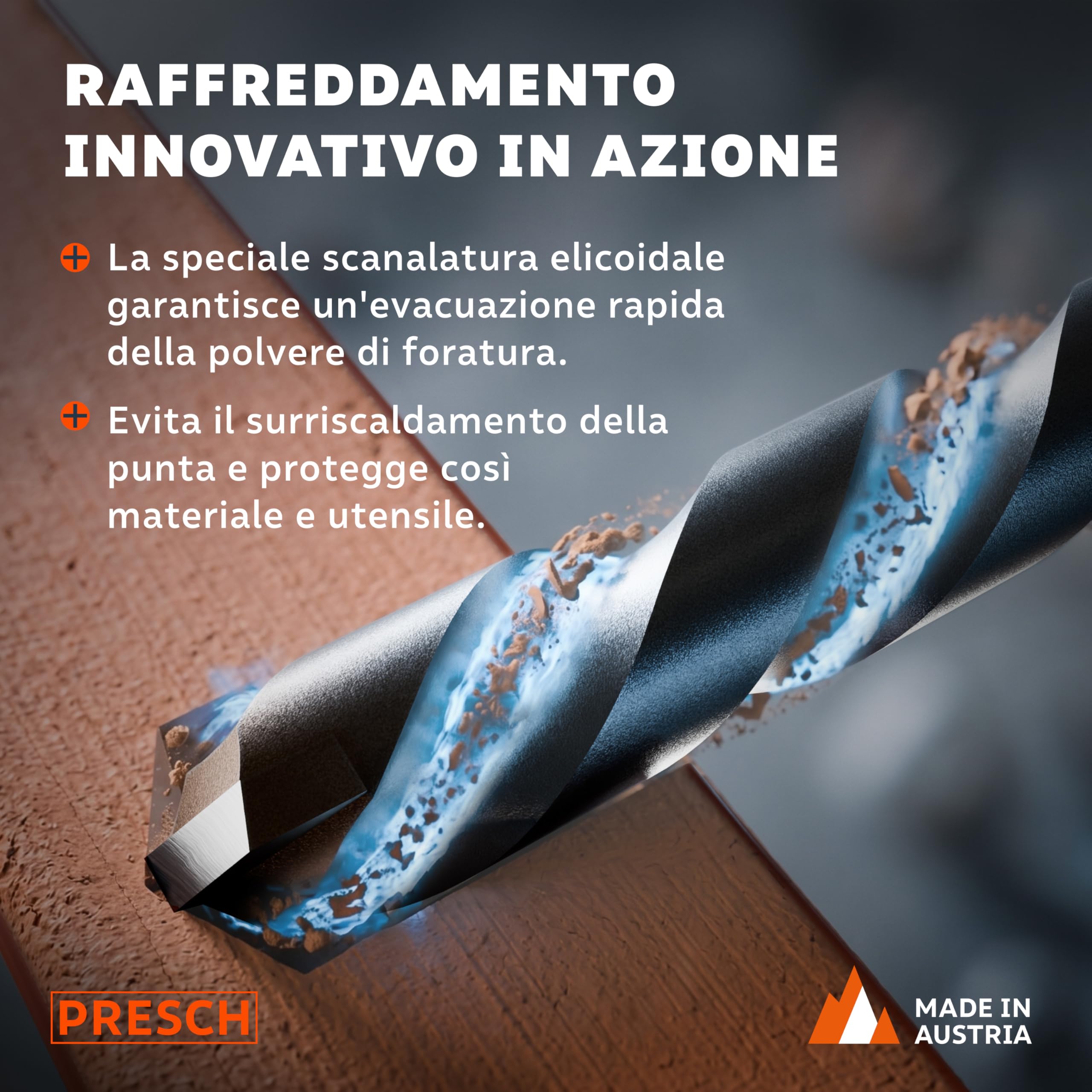 PRESCH Punte per Tegole 5mm (10 pz.) – Fori precisi in tegole dure - Punta con attacco esagonale in metallo duro – Punte per piastrelle estremamente robuste per ceramica, ardesia, granito e marmo
