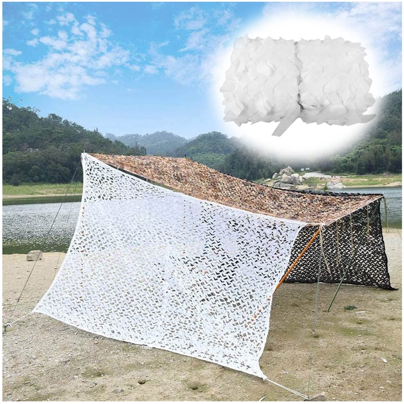 Oudini Light Hunting Shooting Camo Netting, Outdoor Camping Sunscreene Net, 4X10m, Garden Camouflanet