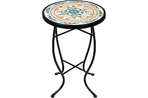 Pineapple: Small Round Accent Table