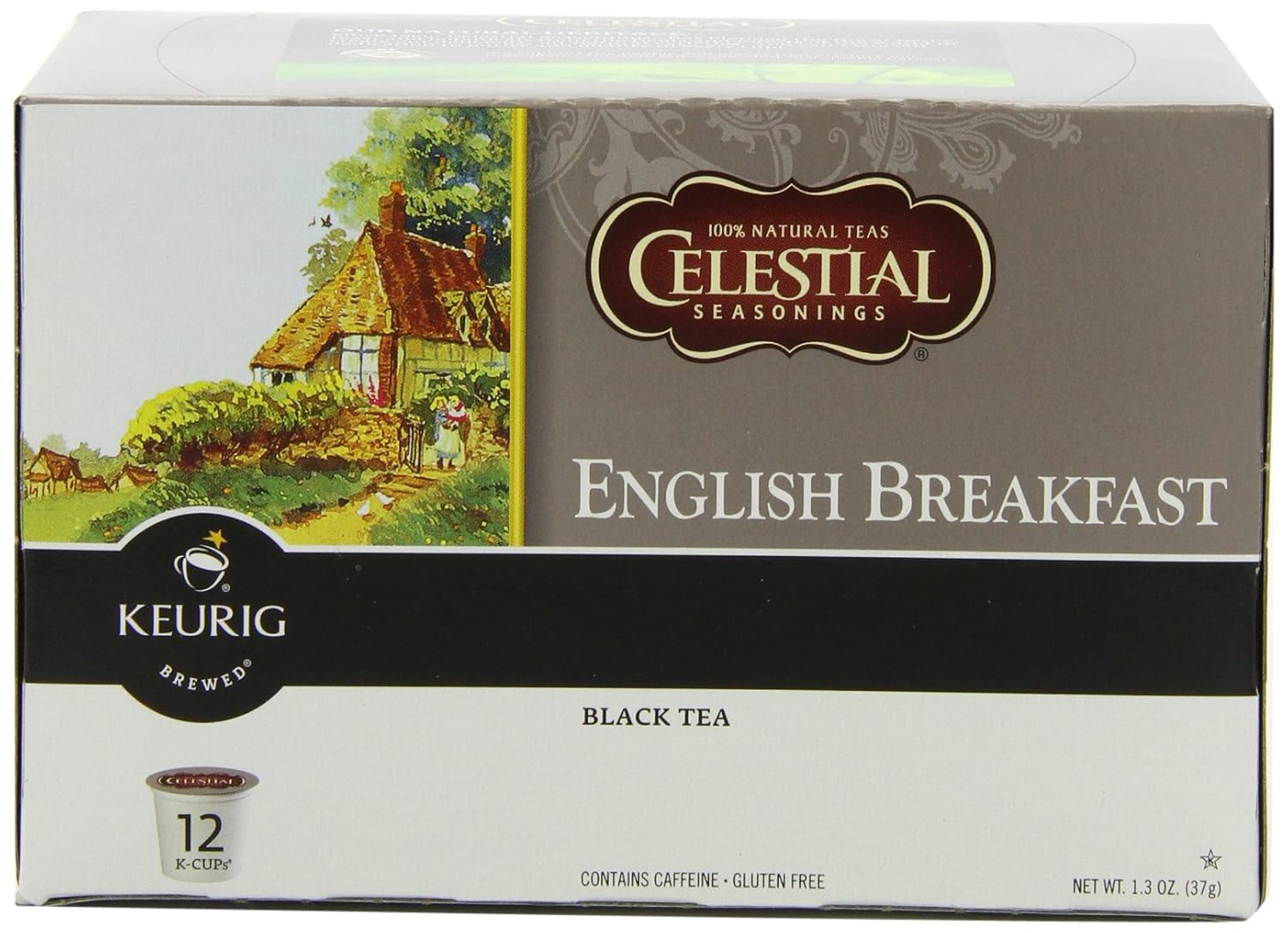 Celestial Seasonings English Breakfast Tea K-Cup Pods - 72 Count (3 Boxes Of 24)