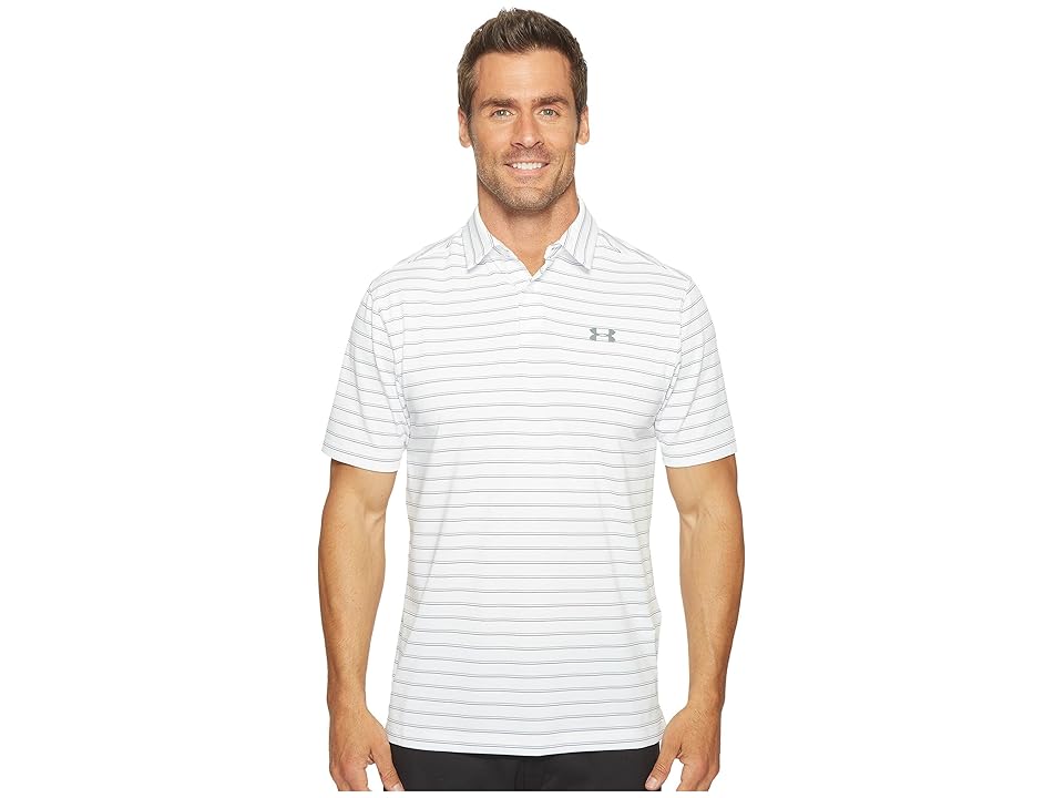 

Under Armour Golf UA CoolSwitch Putting Stripe Shirt (White/White/Graphite) Men's Clothing