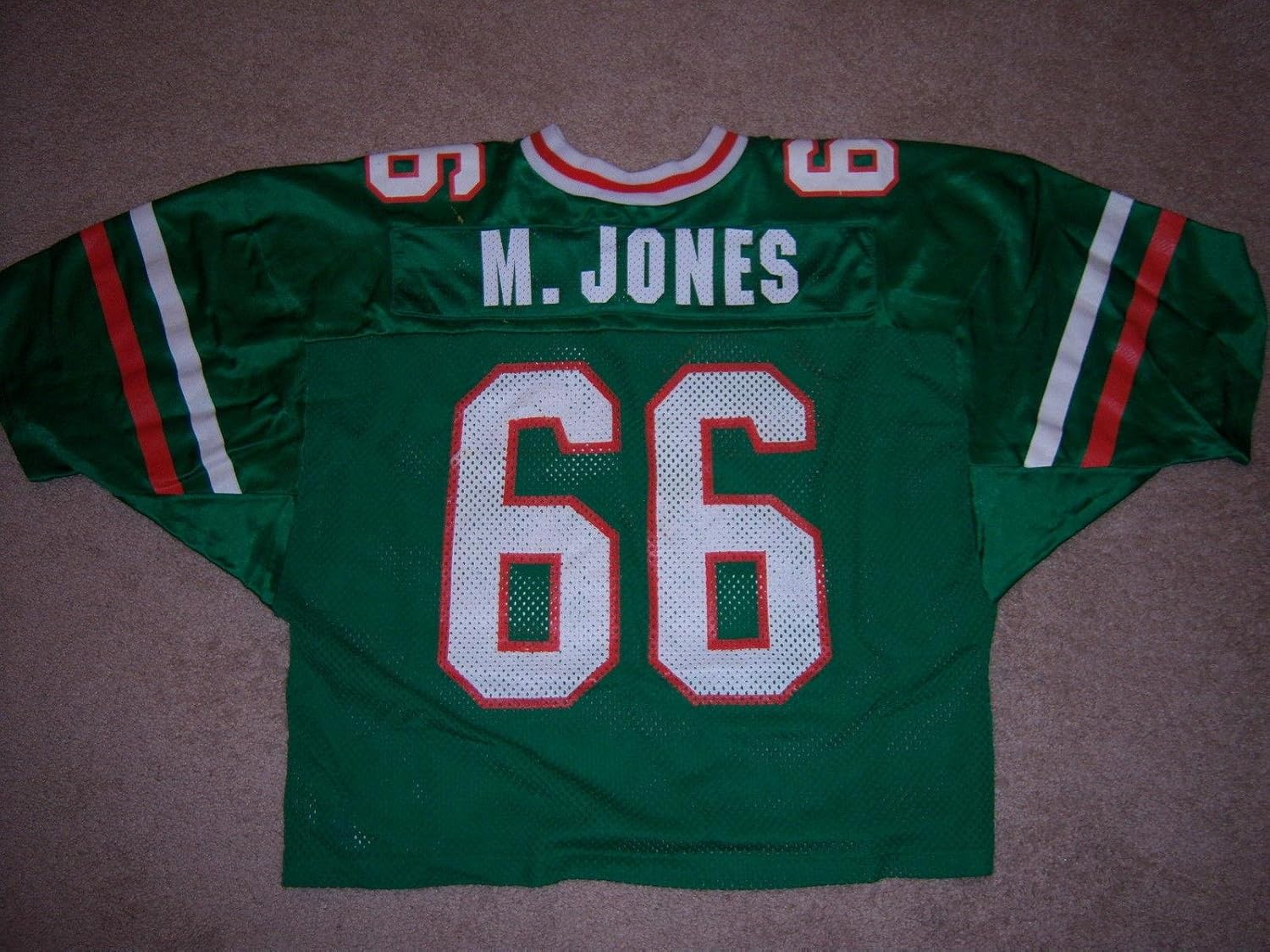 Florida A&m Rattlers Game Used/worn Authentic Game Football Jersey