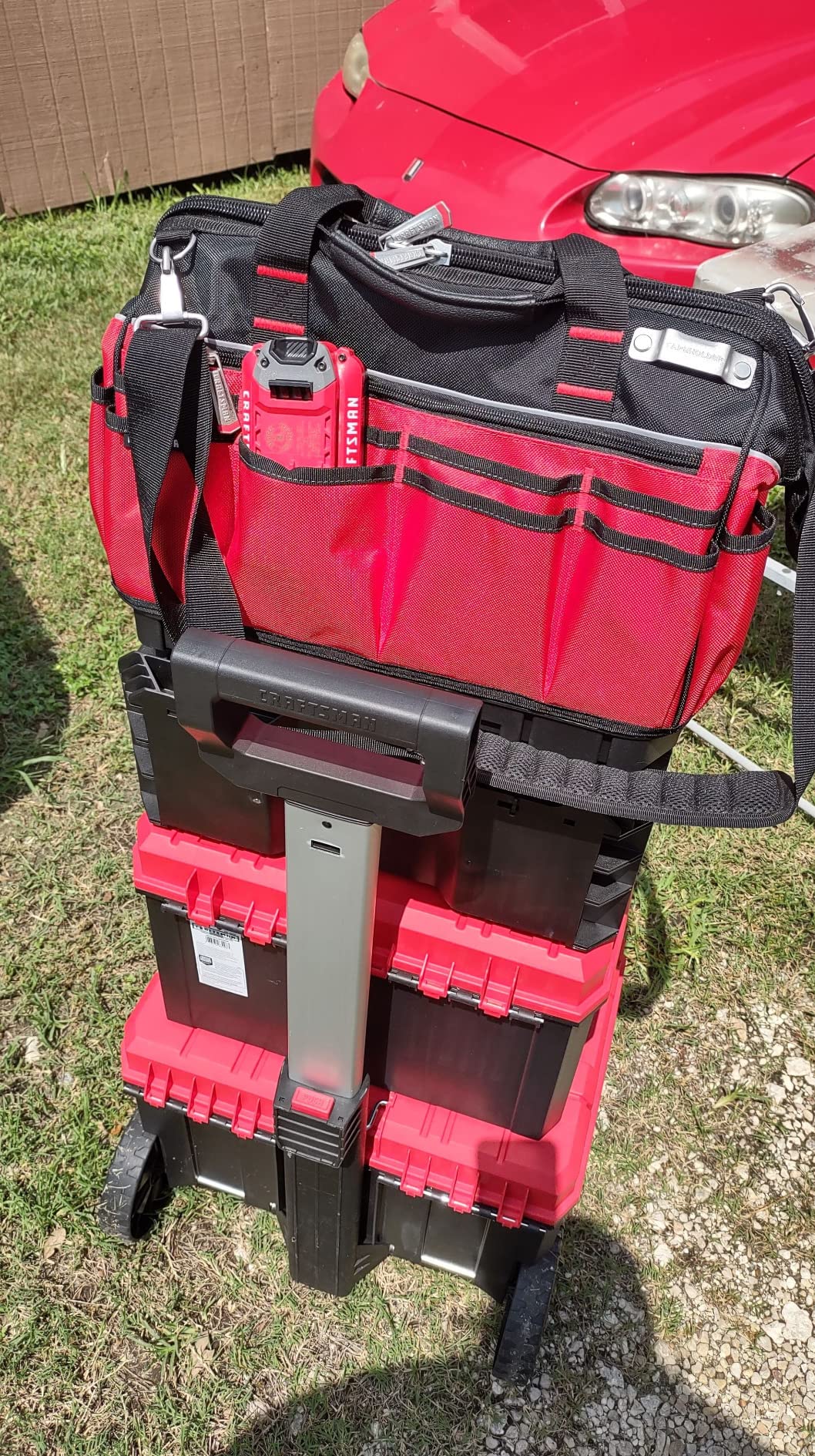 11/mo Finance CRAFTSMAN VERSASTACK Zippered Tool Bag, 31 Pocket