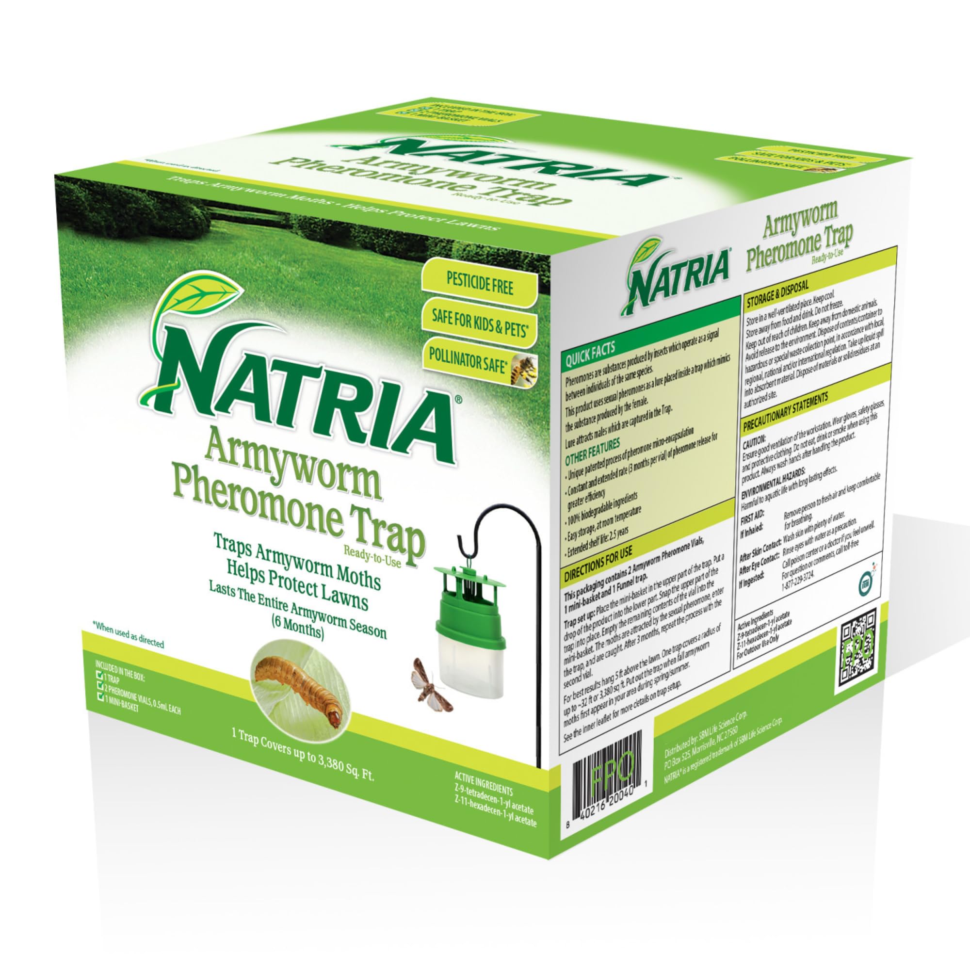 Piège à phéromones NATRIA traitement biologique légionnaire d'automne