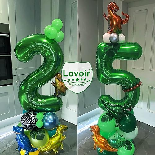 Miniatura 5 de Globo gigante de 40 pulgadas de color verde oscuro con número 7, de gran tamaño, gigante, de mylar de dígitos, de color verde oscuro, para