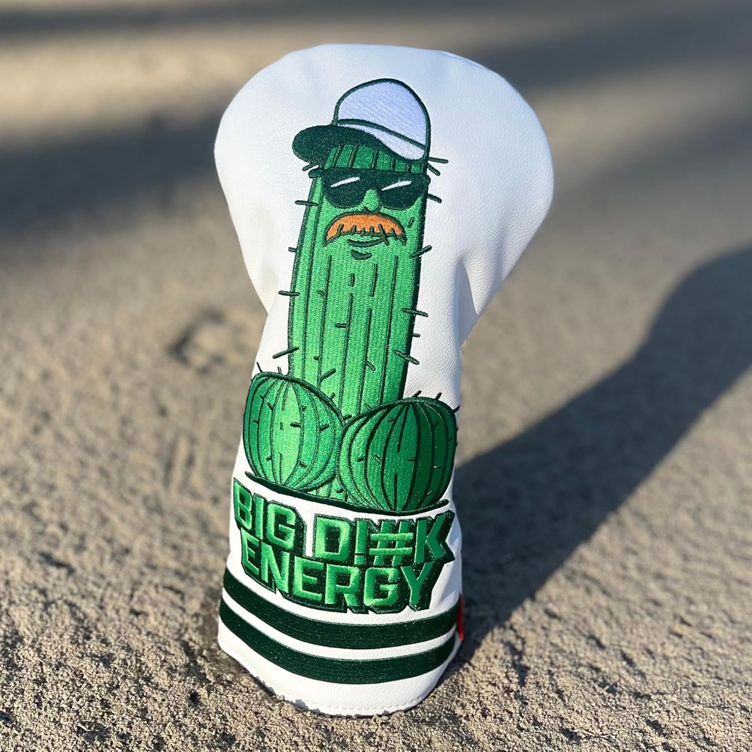 Funny Golf Club Covers Big Dick D!#K Energy Driver Headcover with Madson Golf Cart Magnet for securing Head Covers, Golf Accessories for Men, Golfer Golf Gifts for Men
