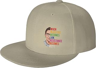 When Injustice Becomes Law Resistance Becomes Duty Hat Anti Fascist Hats for Mens Women Hip-Hop Caps