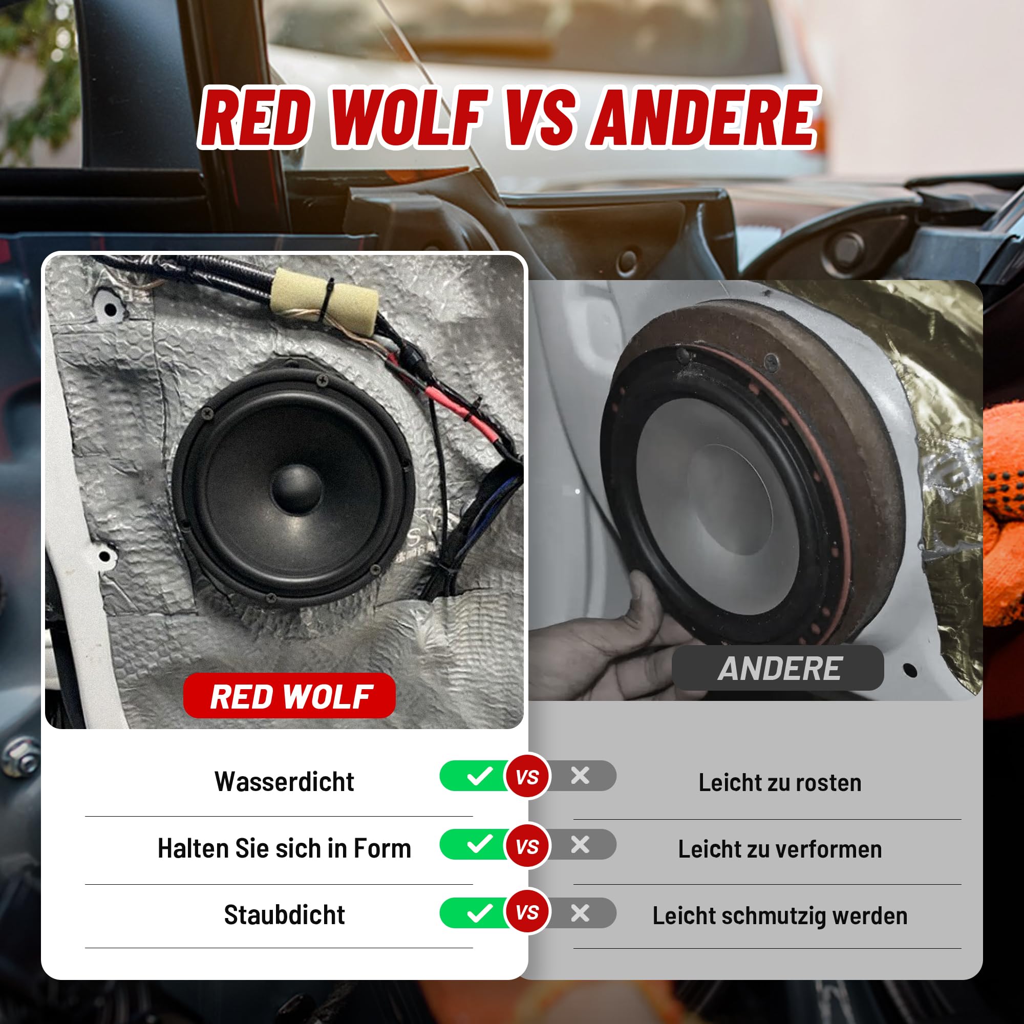 Adattatore DIN 100mm 120mm Anelli Adattatori Altoparlanti | Per Opel Astra H, Corsa D, Fiat Punto | Compatibili Con Altoparlanti DIN 100mm O 120mm Accessori Opel Corsa