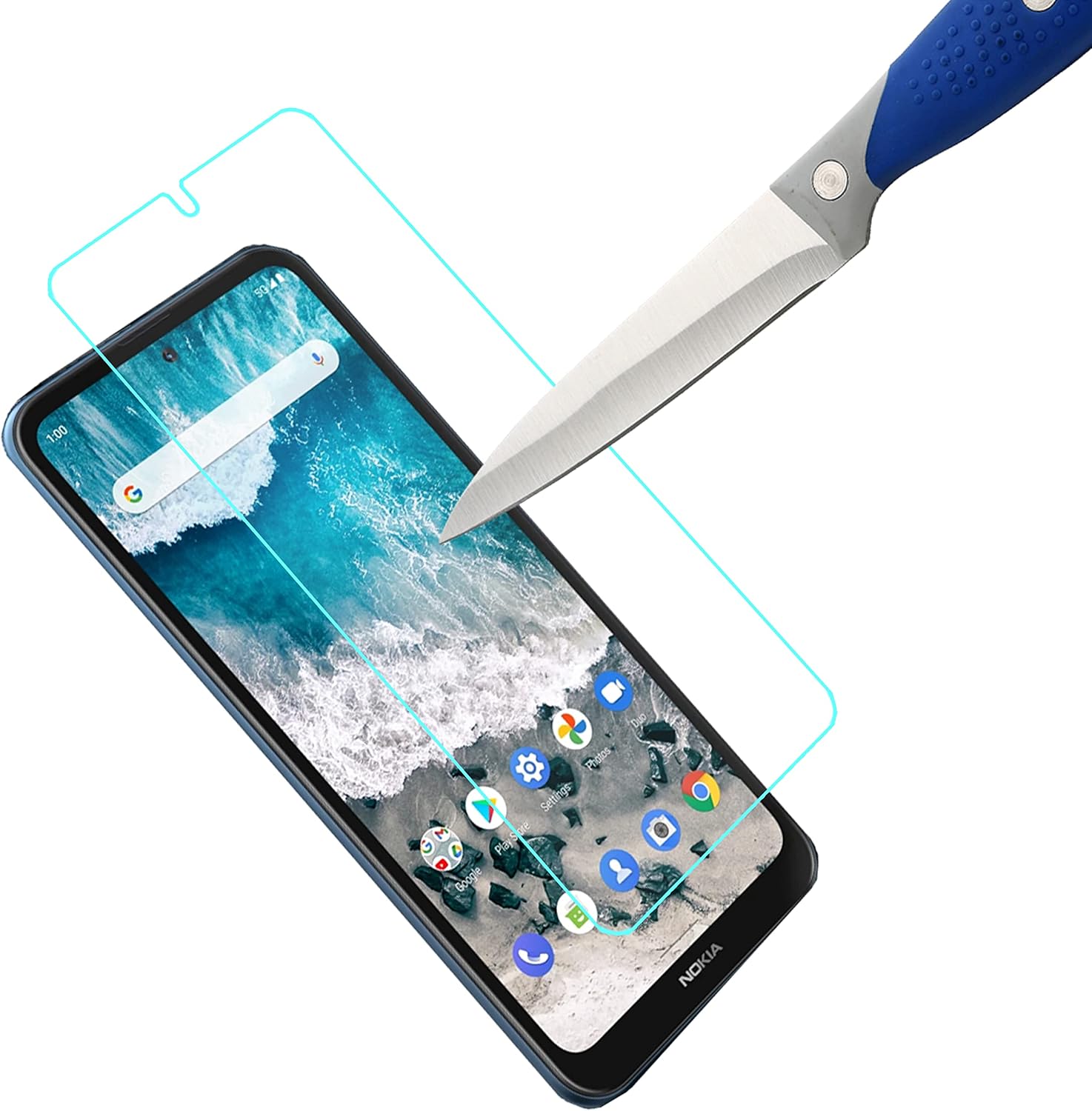 Mr.Shield [3-Pack] Designed For Nokia X100 [Tempered Glass] [Japan Glass with 9H Hardness] Screen Protector with Lifetime Replacement