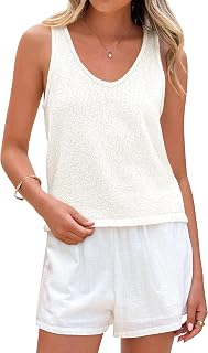 Prettygarden Sleeveless Sweater Vacation Clothes