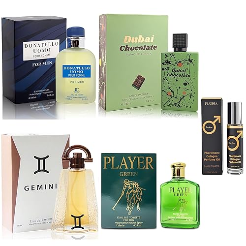 Miniatura 27 de Set de Regalo de Colonia para Hombre - Paquete Variado de 4 Fragancias de Larga Duración con Colonia de Feromonas de 10ml (1 Billion/1 Billion 1 mil