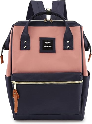 Miniatura 13 de Himawari - Mochila escolar de viaje 15.6" con puerto de carga USB, bolsa de trabajo para mujeres y hombres estudiantes universitarios, Estándar