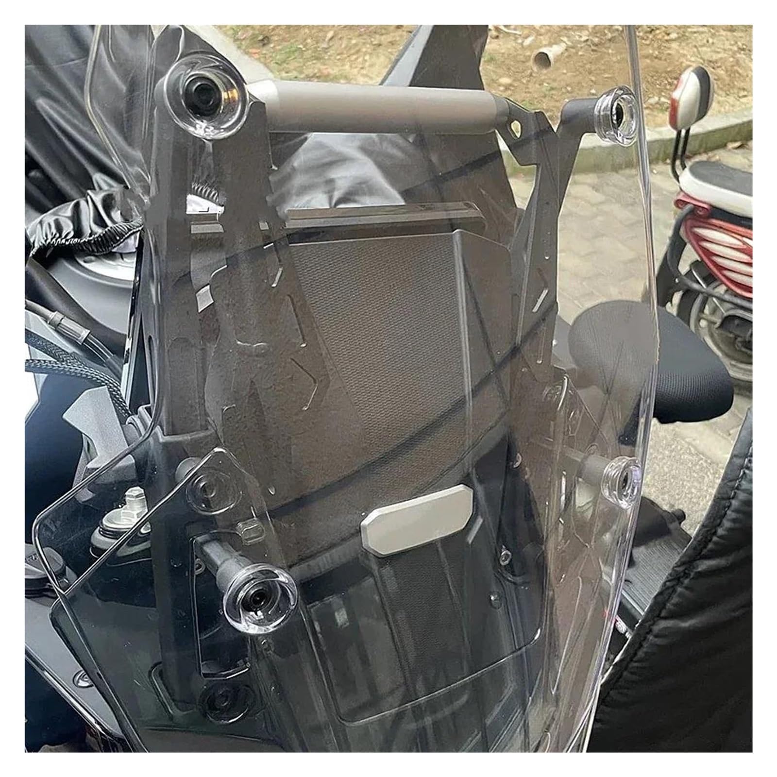 Support de Navigation pour Moto pour CFMOTO 800MT 800 MT 2023 12 Mm/22 Mm Chargement sans Fil Avant pour Téléphone Portable Support De Navigation GPS Moto(Color 5)