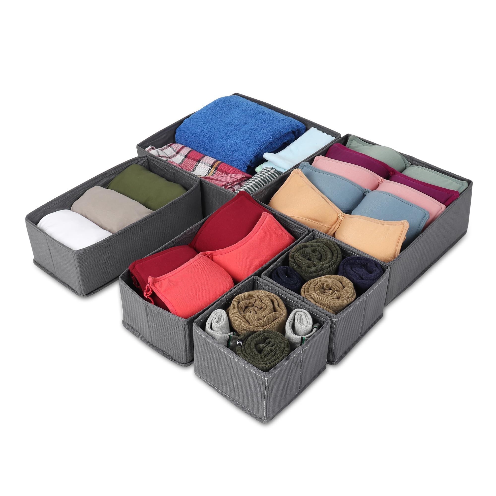 See full amazon price history chart for Niwlix Foldable Cloth Storage Box Closet Dresser Drawer Organizer Cube Basket Bins Containers Divider with Drawers for Underwear, Bras, Socks, Ties, Scarves, Set of 6 (DarkGrey) Fabric,Clothing Niwlix Foldable Cloth Storage Box Closet Dresser Drawer Organizer Cube Basket Bins Containers Divider with Drawers for Underwear, Bras, Socks, Ties, Scarves, Set of 6 (DarkGrey) Fabric,Clothing (B0CJV5B2L8) Amazon Price History, Amazon Price Tracker