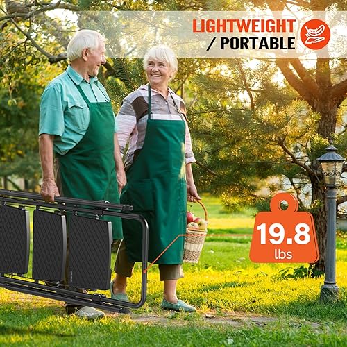 Miniatura 9 de LUISLADDERS Escalera de 2 escalones, taburete plegable con pedal antideslizante ampliado, escalera resistente de 500 libras, plegable de 2