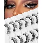 Frihappy False Eyelashes Cat Eye Lashes Natural Fake Lashes 7 Pairs FRH-289