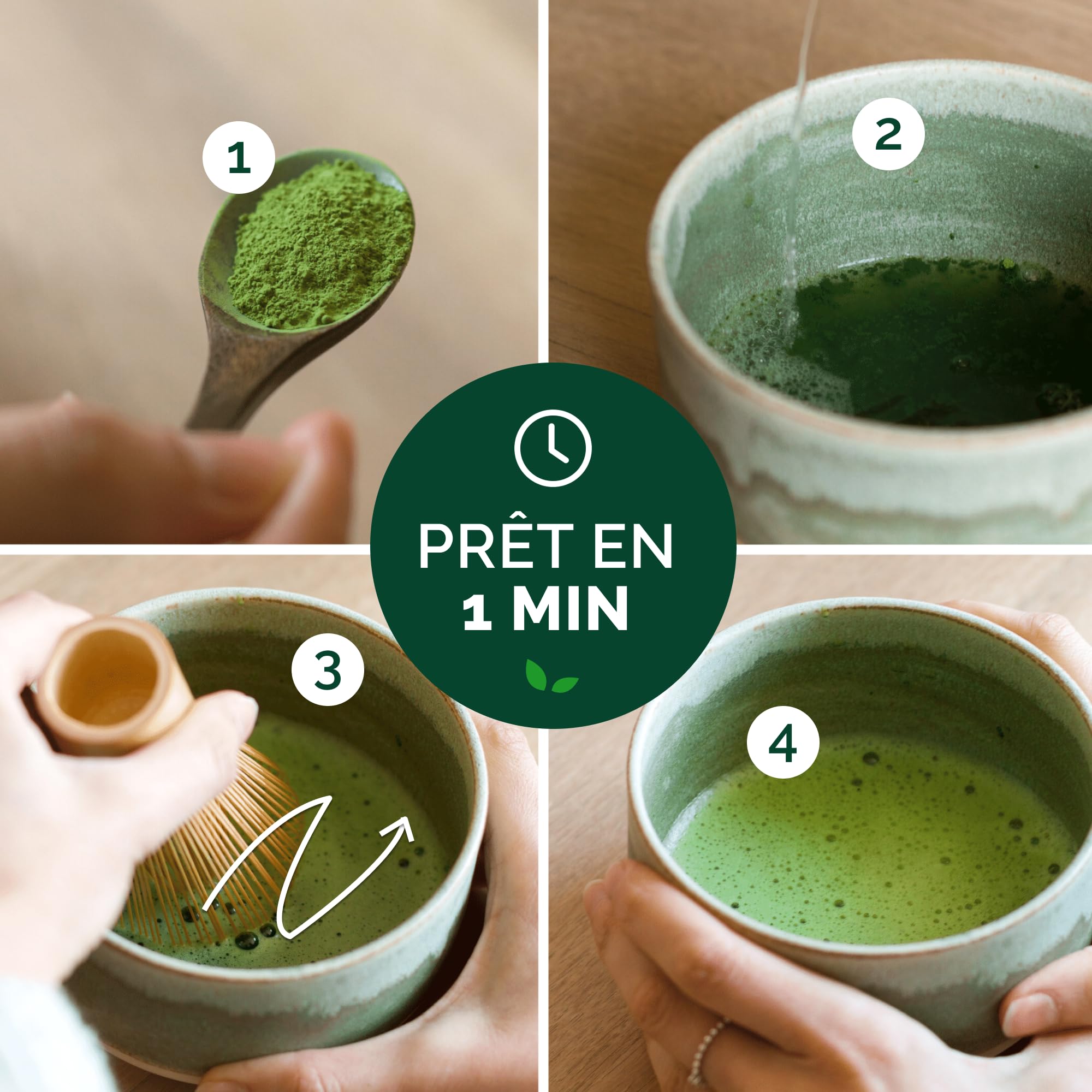 Anatae - Thé Matcha 100% Naturel - Poudre de Thé Vert pour Matcha Traditionnel, Latte et Pâtisserie - Récolté à Fujieda, Japon (30 g) (80)