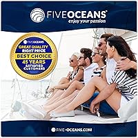 Vista 8 de Five Oceans Boat Glove Box, Lockable with 2 Keys, High-Impact and UV-Resistant White ABS Palstic