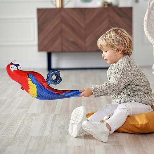 Miniatura 45 de Jet Creations Caballo inflable de 38 pulgadas de largo x 30 pulgadas de alto, juguete de animales inflables de color marrón dorado para niños a