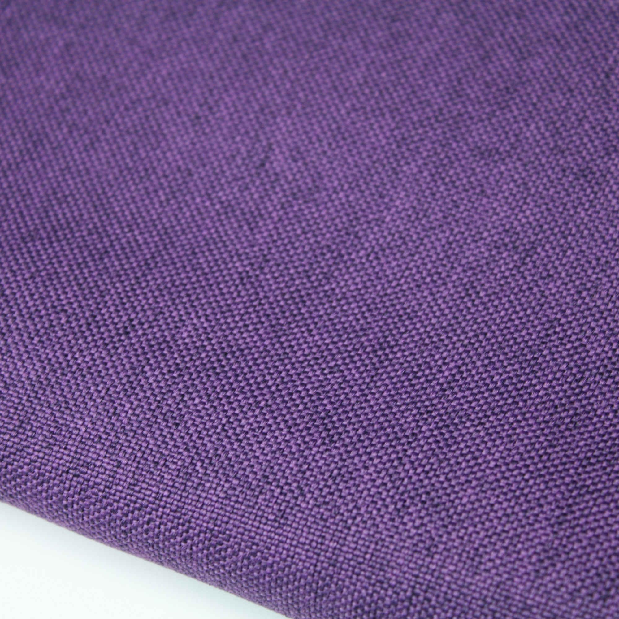 Plain Soft Linen Look Fabric Curtain Dressmaking Upholstery Fabric (Purple)