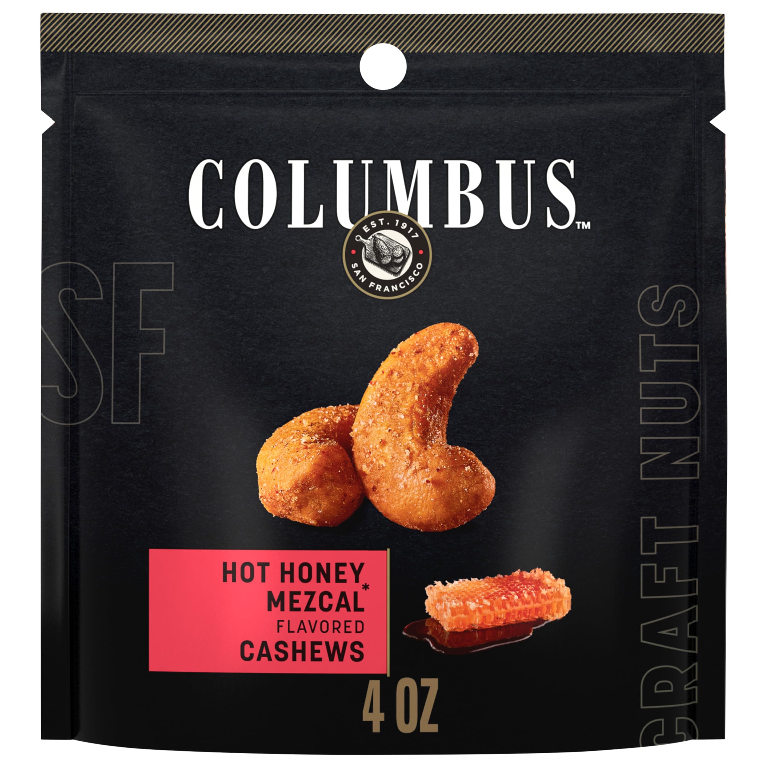 COLUMBUS Hot Honey Cashew 4oz