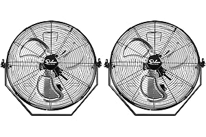Simple Deluxe 18 Inch Outdoor Fans for Patio Wall Mount Ventilation Fan