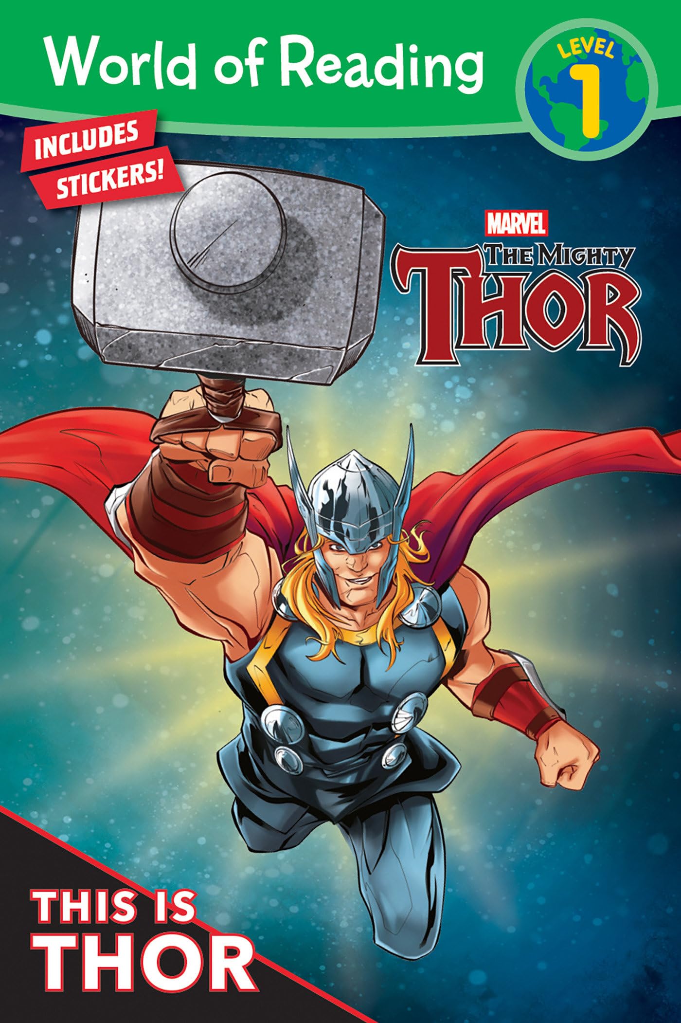 World of Reading: This is Thor-Level 1: Level 1 Paperback – Sticker Book, October 3, 2017