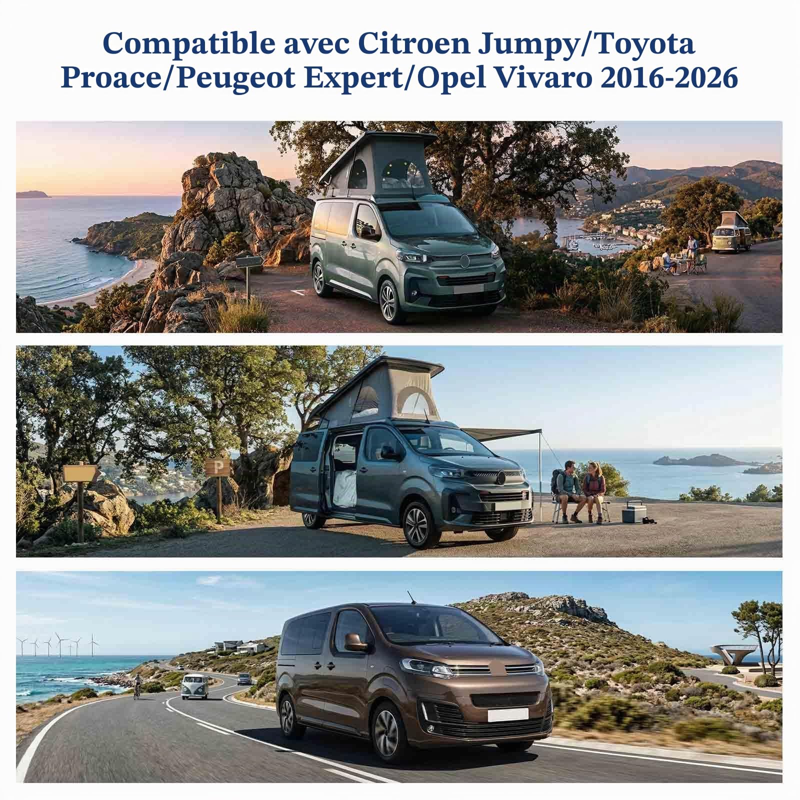 Housse de Pare-Brise pour Citroen Jumpy & Peugeot Expert (2016-2026)