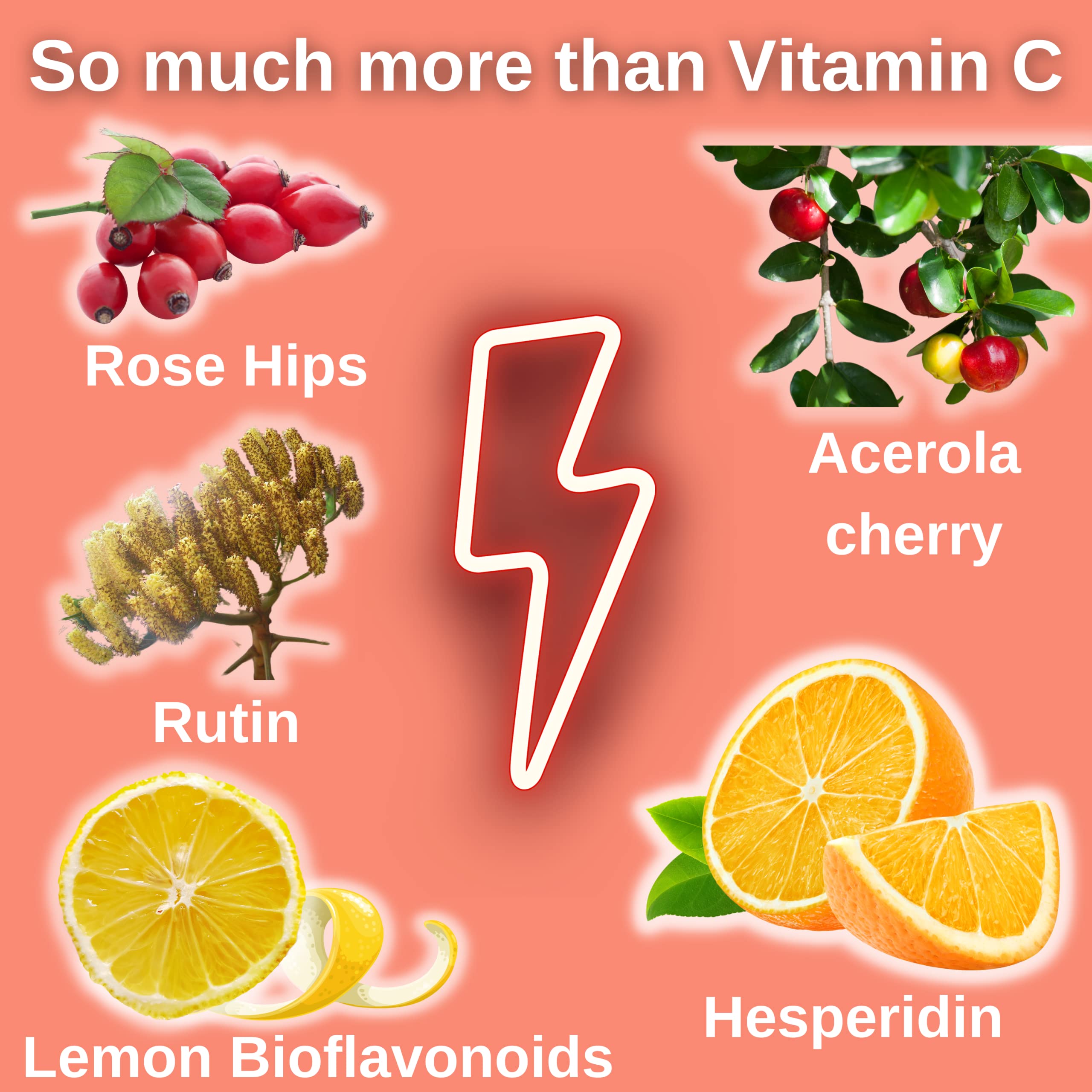 Noor Vitamins 500 MG Halal Vitamin C Chewable Tablets + Rose Hips and Antioxidants I Supports Immune System I Vegan, Gluten Free & Halal Vitamin 60 Orange Flavored Chewable Tablets I 2 Month Supply — Amazon image 6