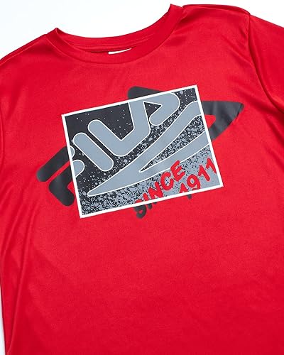 Miniatura 4 de Fila Conjunto deportivo deportivo para niños, sudadera de tricot de 3 piezas, pantalones deportivos, camisa, ropa deportiva para niños (8-12)