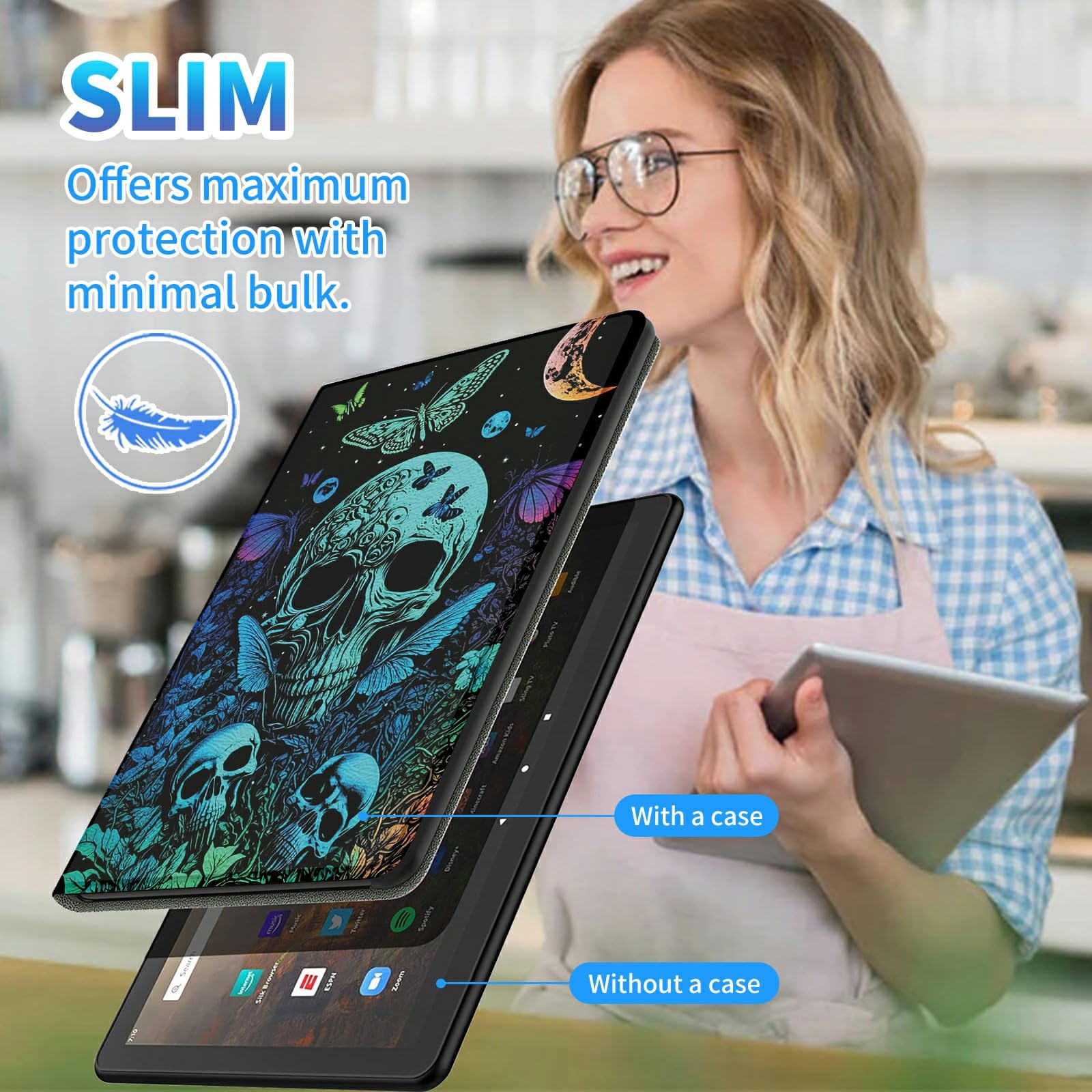 Pencil Holder Personalised Ipad Flip Case Custom IPad Case With - Main Image