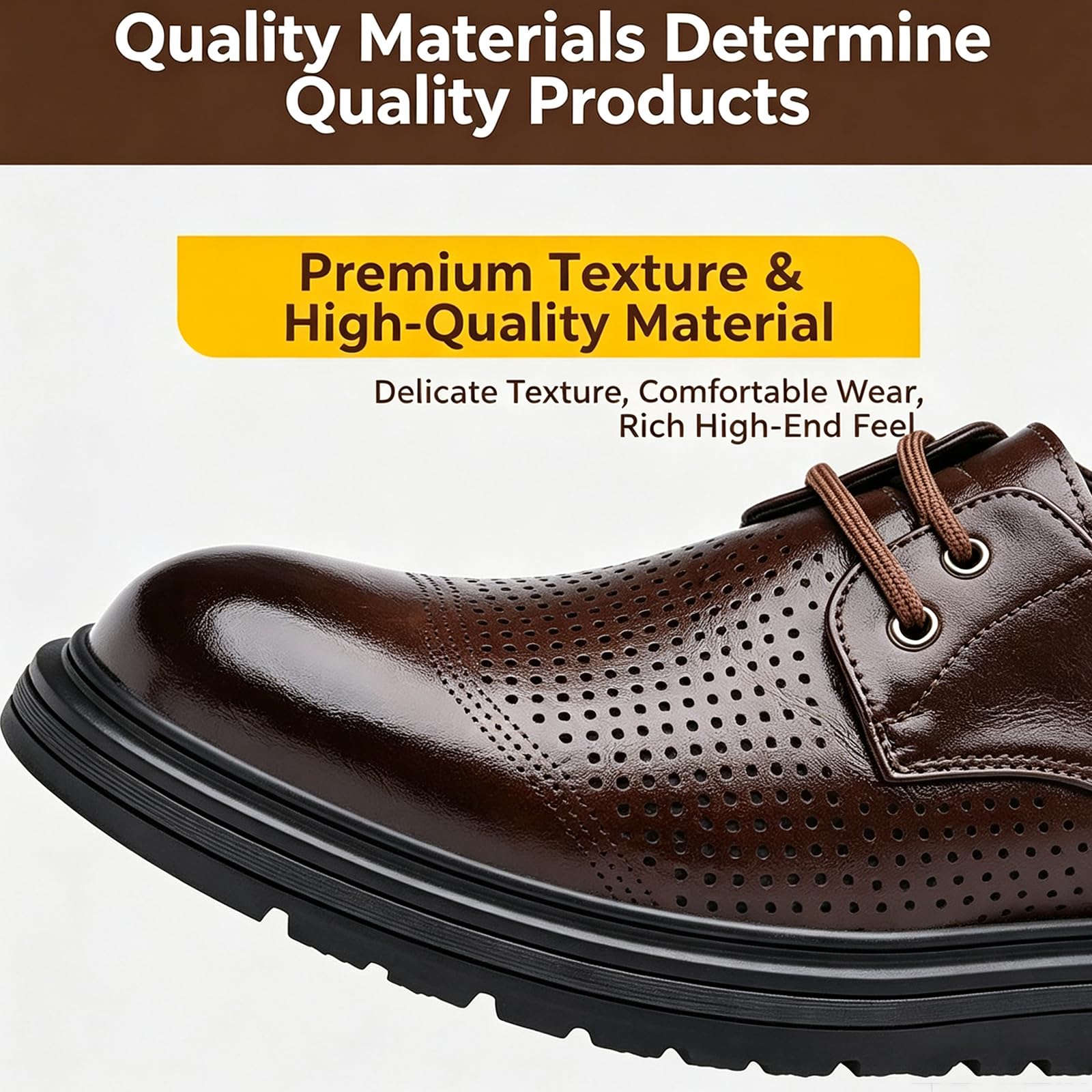 Scarpe Eleganti da Uomo Scarpe con Lacci | in pelle, punta arrotondata, ufficio, pendolarismo, tutte le stagioni, matrimoni, formale