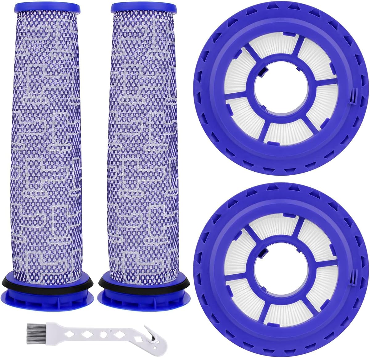 Filter Replacements for dy.son Ball Animal 2, DC65 DC41 UP13, Ball Vacuums Ball Animal 3, DC66 UP20 UP30 Multi Floor for dy.son, 2 HEPA Post Filters & 2 Pre Filters, Replace Part#920769-01 & 920640-01