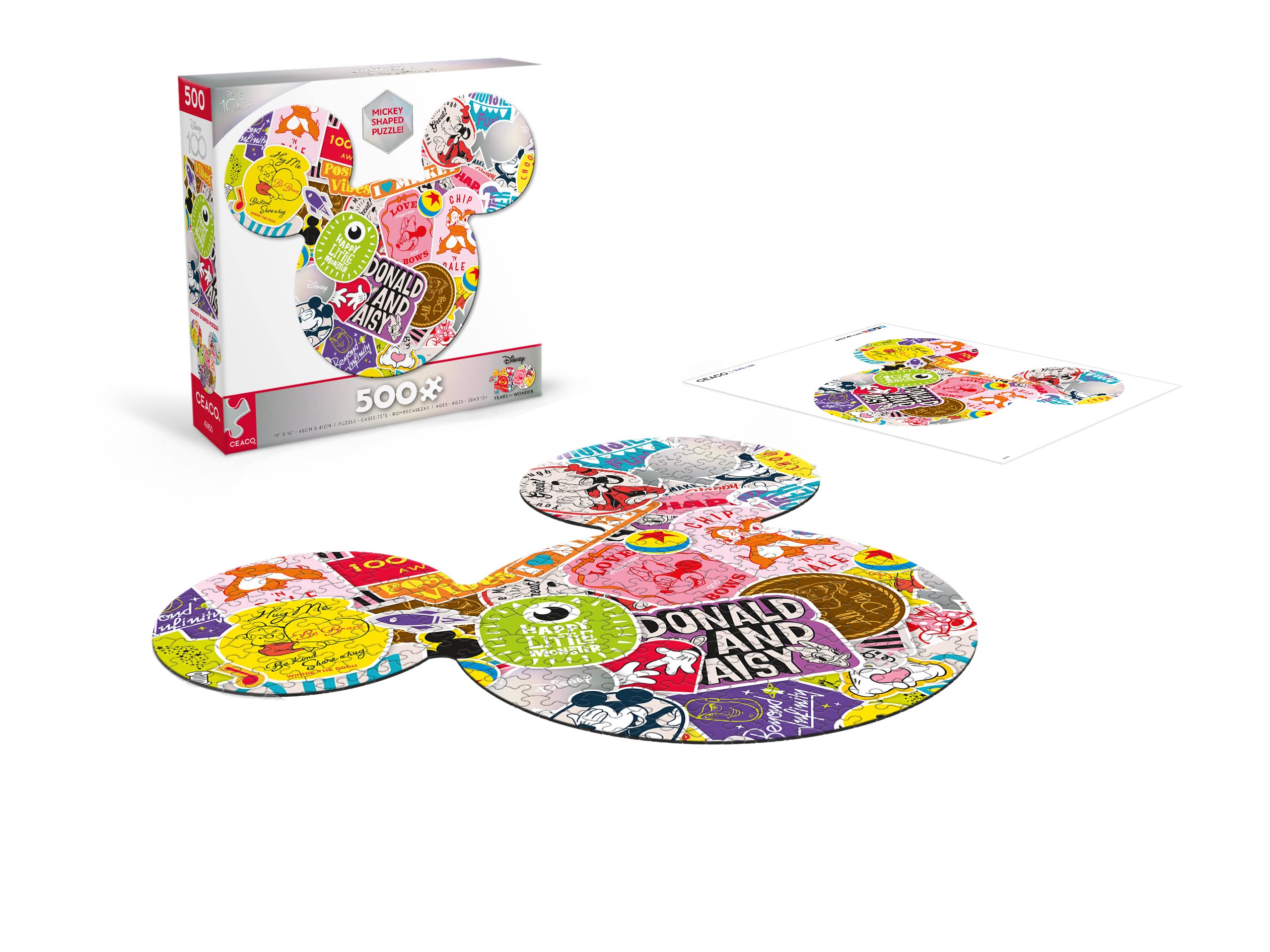 Amazon | Ceaco - シェイプパズル - ディズニー - ミッキーハッピー