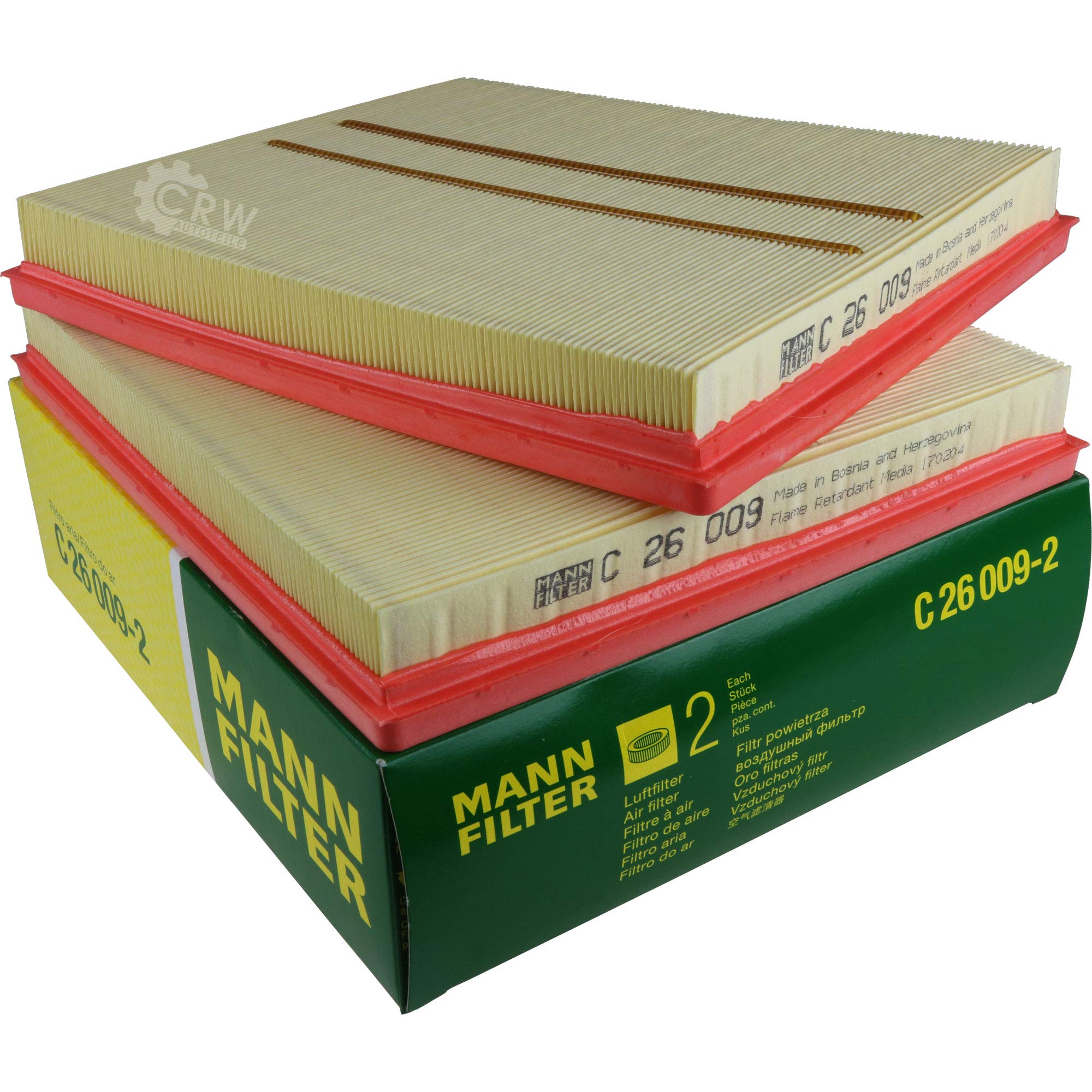 Paquete de inspección Kit de mantenimiento de filtros con filtro de aceite HU 926/5 y, filtro de aire C 26 009-2, filtro de combustible WK 820/1, filtro de habitáculo FP 2722-2, tornillo de