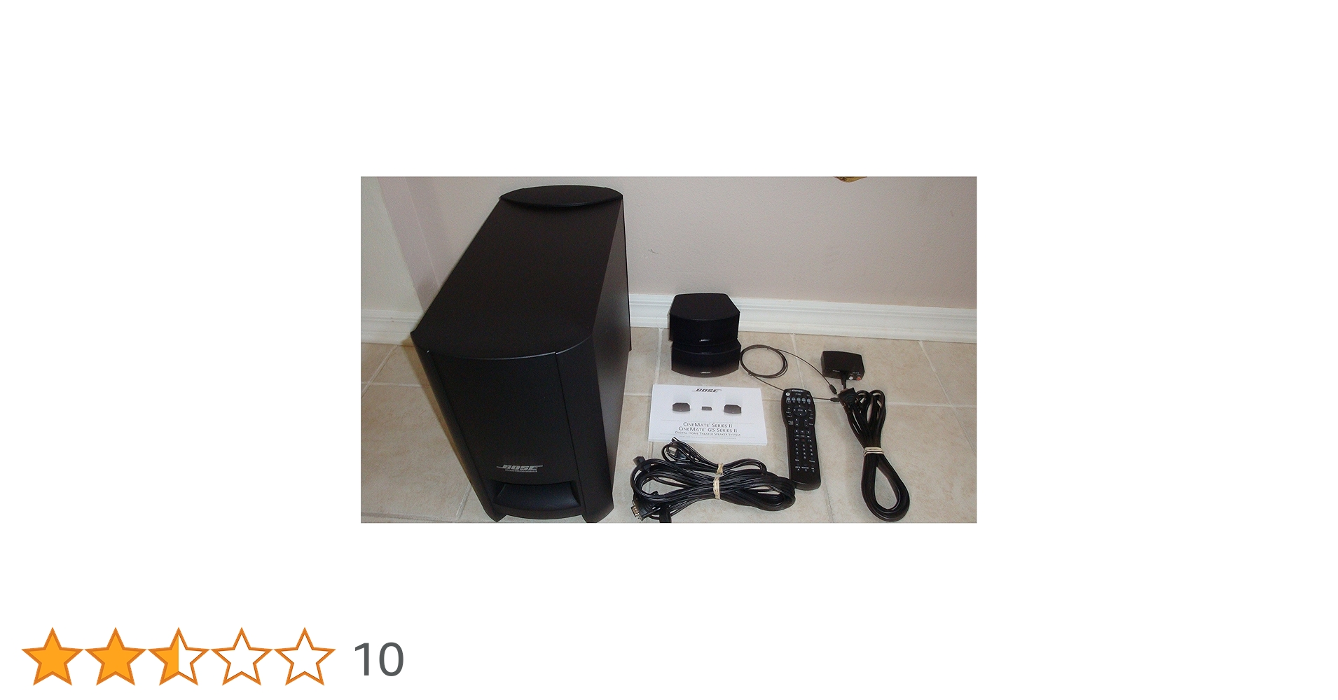 BOSE Cinemate GS series II ホームシアター Amazon.com: Bose® CineMate® GS Series II Digital Home