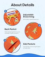 Vista 129 de maamgic Traje de baño para niños con forro de compresión elástico para niño Yema de Huevo Coco