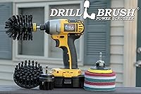 Vista 23 de Drillbrush Cepillo de fregar - Accesorio para cepillo de taladro - Limpieza de piedras - Cepillo de limpieza profunda - Cepillo limpiador de Azul