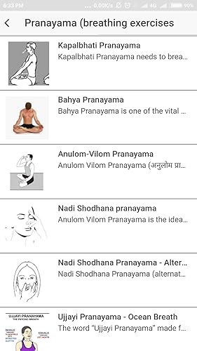 Pranayama Breathing Yoga Free Ebook App in English