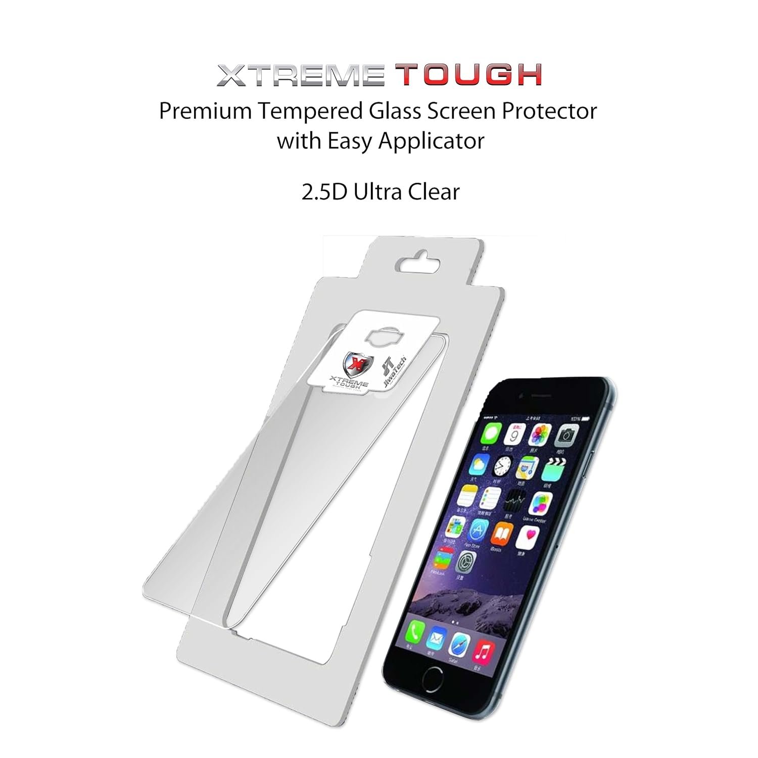 Xtreme Tough iPhone 6 Plus / iPhone 6s Plus 9H Premium Tempered Glass