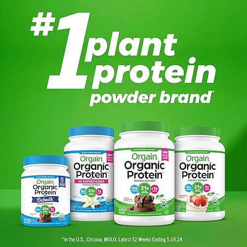 Miniatura 7 de Orgain proteína orgánica a base de plantas  polvo de superalimentos