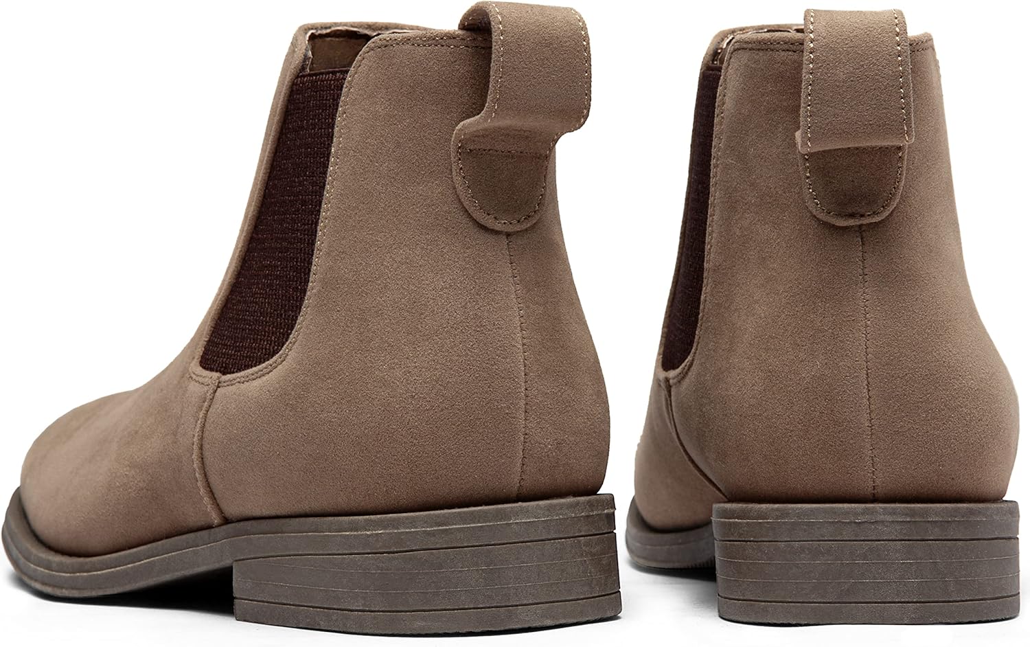 Jousen Men's Chelsea Boots Casual Suede Slip On Ankle Boots Dress Boots for Men - Image 7