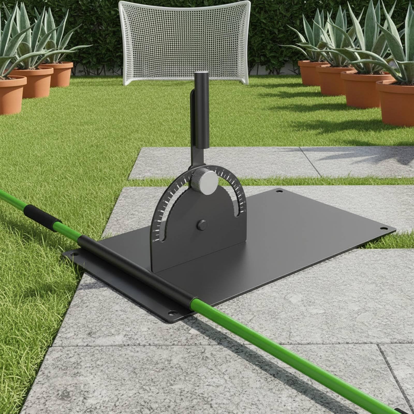 harayaa Dispositivo de Entrenamiento de Golf con Plano de Swing Regulable y Rotación Completa para Desarrollar Consistencia y Precisión para Golfistas en Interiores O Exteriores