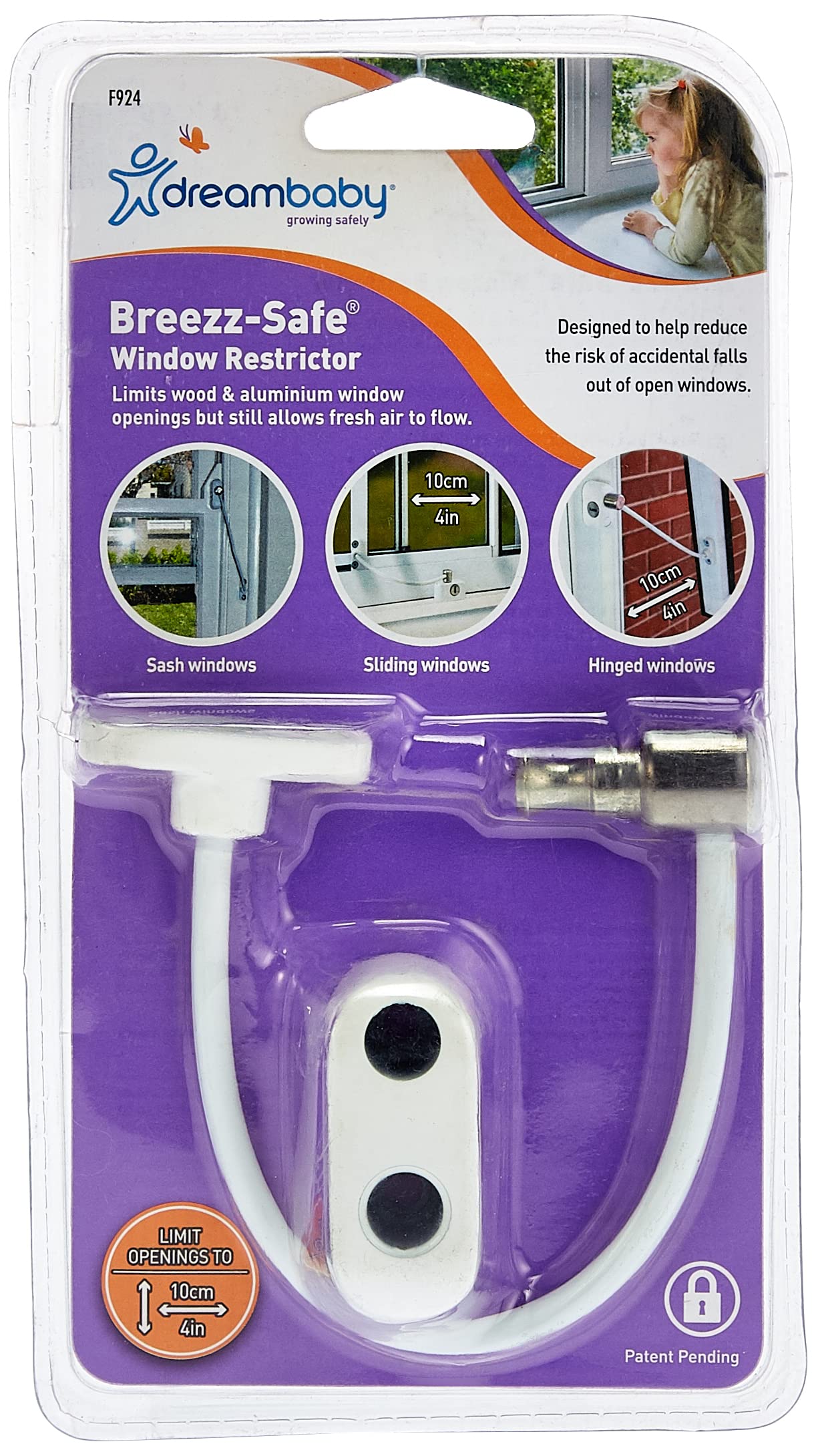 Dreambaby F924 Breezz-Safe Window Restrictor