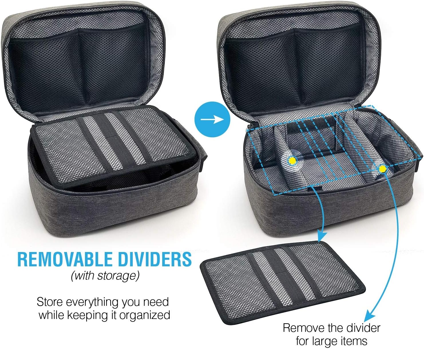 RADICAL LIFE Smell Proof Bag Extra Large with Steel Combination Lock Premium Smell Proof Container for Medicine and Accessories Lock Box Travel Bag Smell Proof Case - Patent Pending