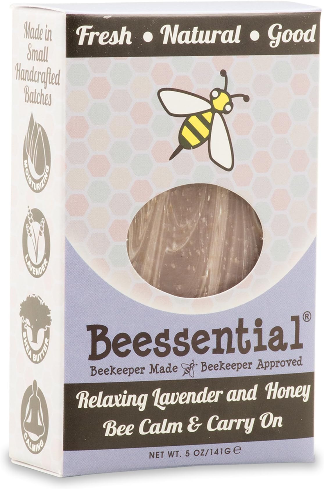Relaxing Bar Soap, Lavender And Honey, 5 Ounce