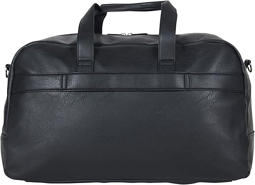 Miniatura 2 de Kenneth Cole Reaction Port Stanley Bolsa de viaje de piel sintética de 20 pulgadas con cremallera superior Negro 20 Travel Duffel Port Stanley -