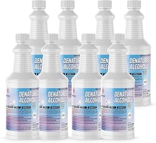 Denatured Alcohol 190 Proof 3C - 8 Quarts - High-Purity Cleaning Solvent for Industrial Use