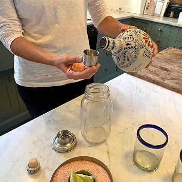 Jarware Mason Jar Cocktail Shaker Lid For Regular Mouth Jars, Stainless