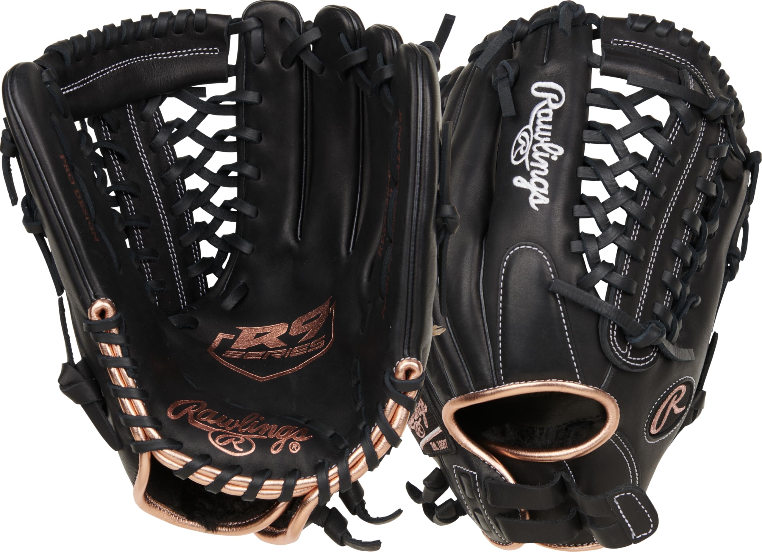 Rawlings Guanto da softball R9 Fastpitch | Taglie 11.5-13 Pollici | Stili multipli